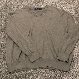 Polo Ralph Lauren mens gray sweater